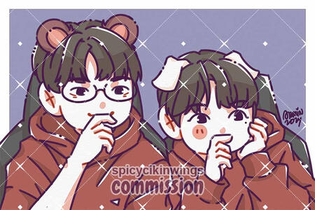 Commissioned by Cogs (@komalimakali)